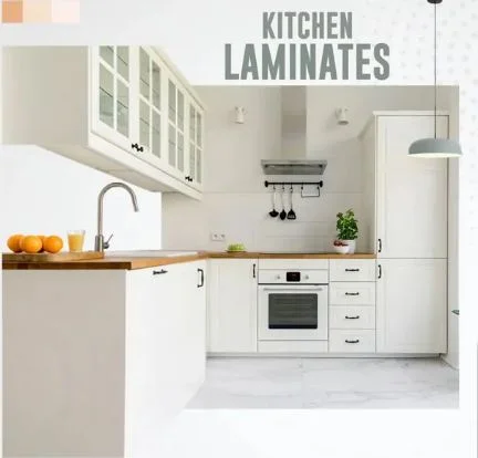 Kitchen cabinet laminates