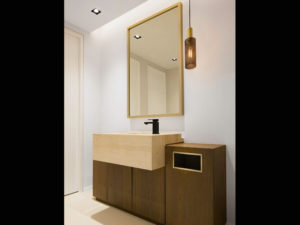Private commercial office washbasin unit