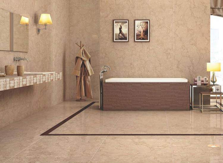 Double Charged Vitrified tiles for Bathroom