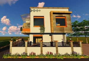 Low-Cost Bungalow House Design in Ambajogai, Beed, Latur – Budget-Friendly Residential Architecture