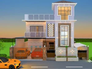 Luxury Modern Bungalow Design in Undri, Pune – A Masterpiece of Contemporary Architecture