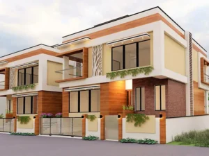 Twin Bungalow Designs in Bhukum, Pune – Contemporary Twin Residences