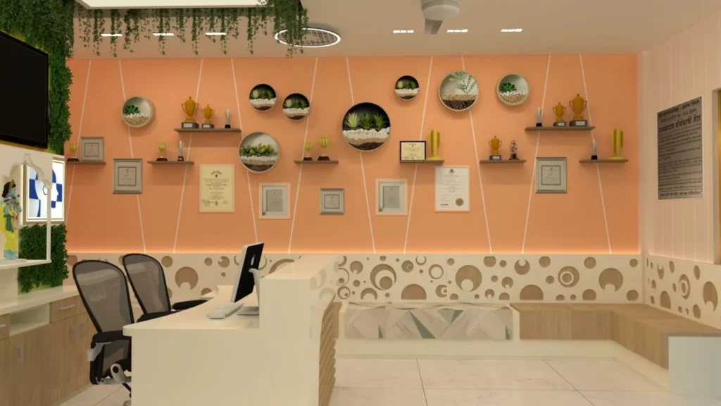 Clinic Reception Interior Design