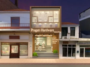 Showroom Interior Design in Karve Nagar, Pune β Hardware & CP, Sanitary Fittings Display Centre