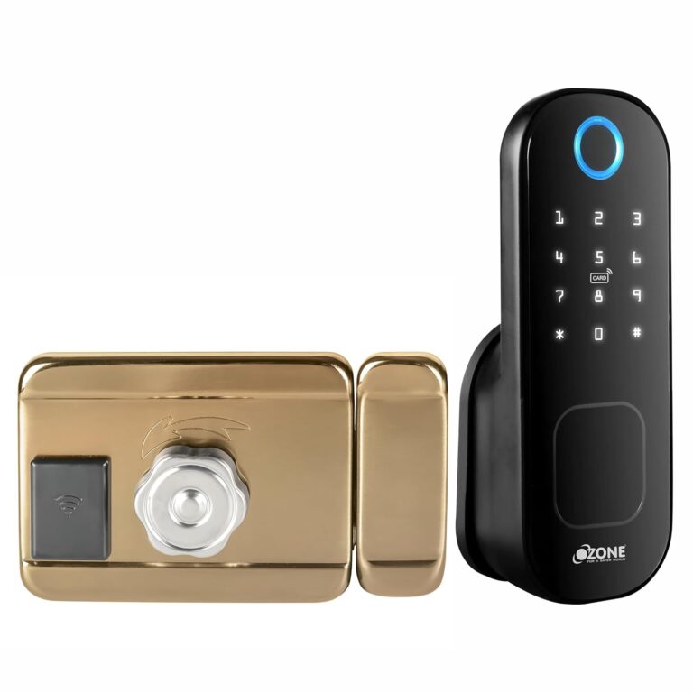 71ptHn2euGL. SL1500 Ozone Smart Wi-Fi Rim Lock for Wooden & Metal Doors, 5-Way Access