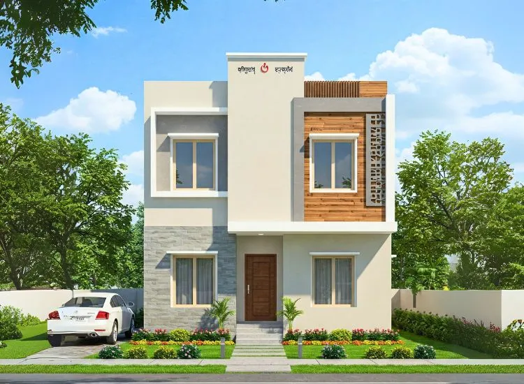 5. Vastu Compliant 2BHK House Plan