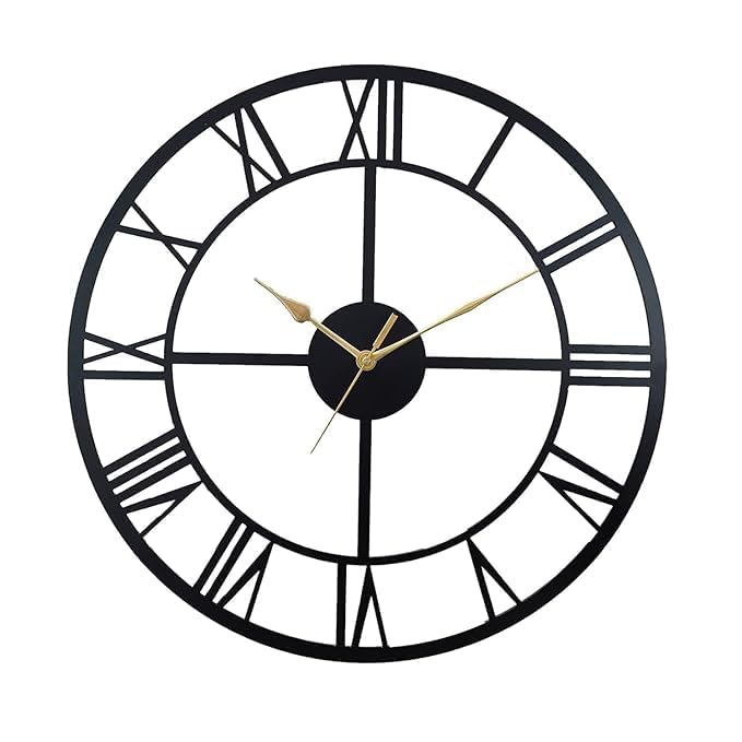 5175S7476zL WHITE ANGEL Store Metal Antique Big Size Hanging Roman Number Watch