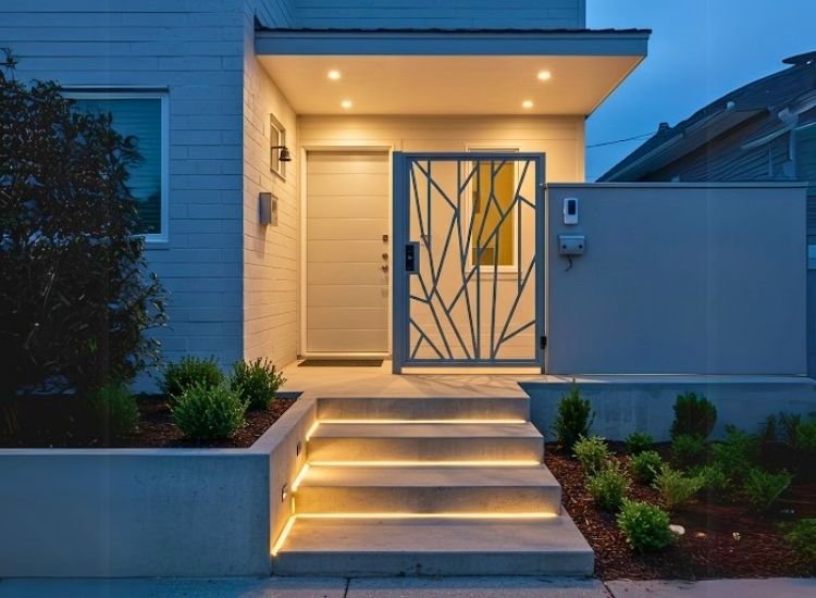 66. Concrete Steps with LED Strips Entry 66. Concrete Steps with LED Strips Entry