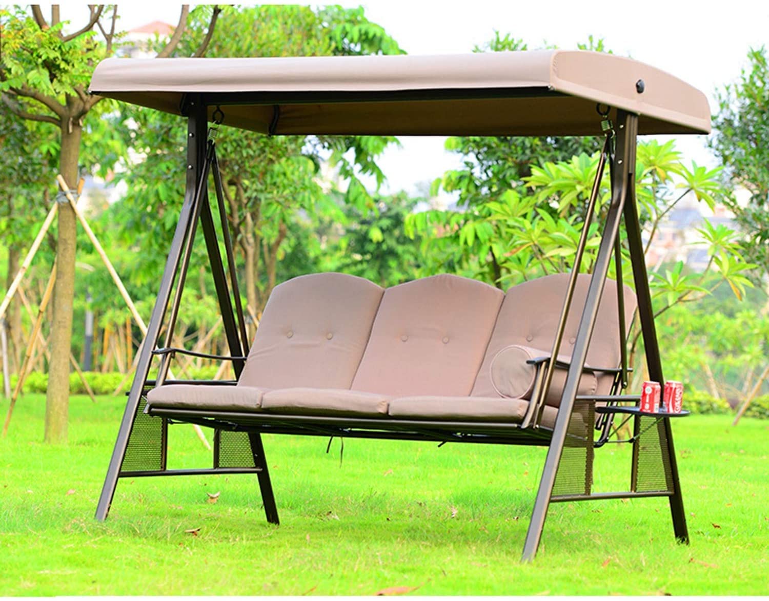 71szVyUHjDL. SL1500 Invezo Impression Luxury Outdoor Swings -3 Seater With Removable Cushion