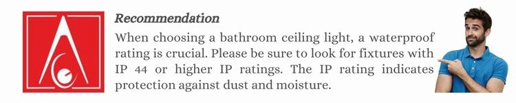 Bathroom Ceiling Light – Waterproof with IP Checking Bathroom Ceiling Light – Waterproof with IP Checking