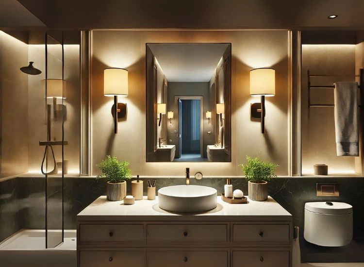 Bathroom Lighting with Elegant wall sconces Bathroom Lighting with Elegant wall sconces