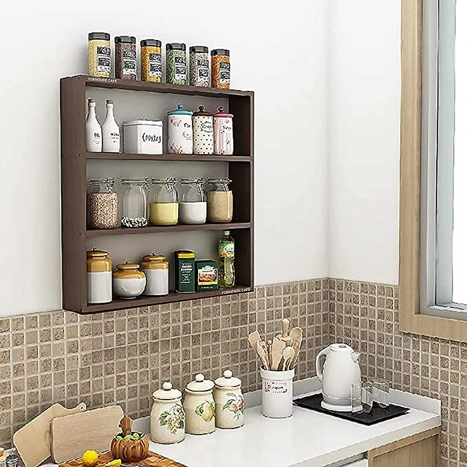 Furniture Cafe Engineered Wood Multipurpose Wall Shelf Furniture Cafe Engineered Wood Multipurpose Wall Shelf