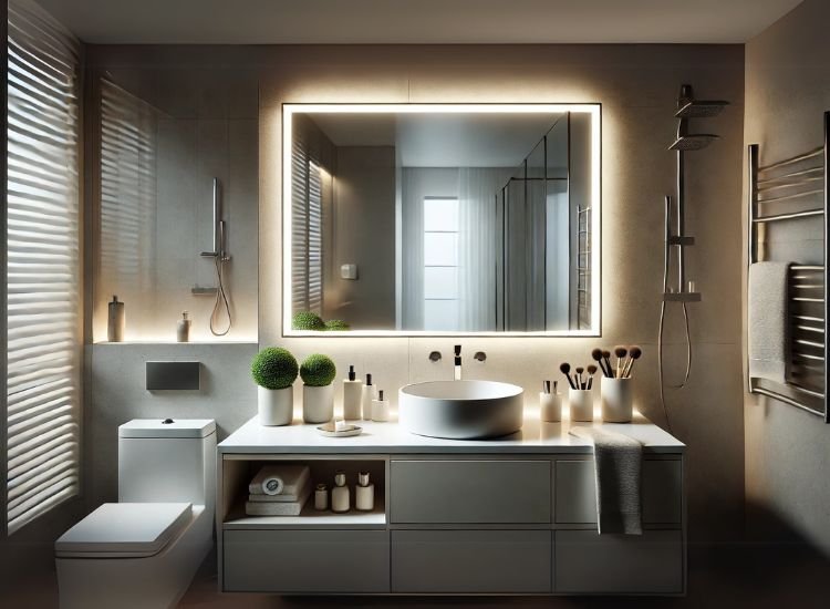 Task Light in bathroom is a versatile and stylish lighting solution