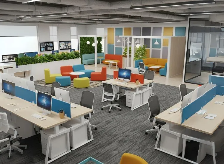 Impact on Productivity A high-performance workspace designed with corporate interior design and modern office interior design that boosts team productivity and focus, backed by data.