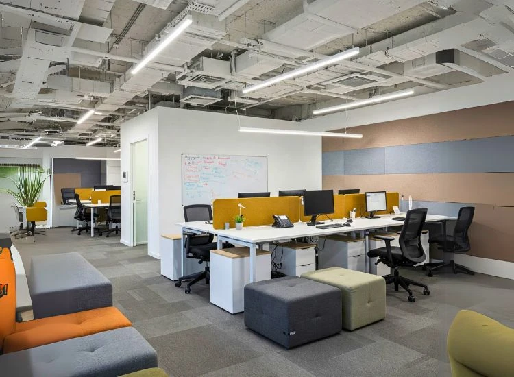 Interior Design in Office – Shaped by Employee Office interior design shaped by employee insight, creating functional and personalized spaces that boost productivity and well-being in modern office environments.