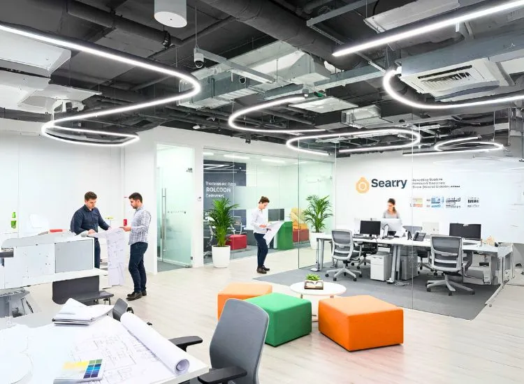 What Is Corporate Interior Design And Why Does It Matters "Elegant company interior designs showing how corporate interiors boost business success"