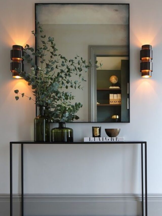 Living Room Console Table Ideas