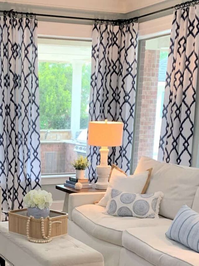Various Types of Living Room Curtain Designs