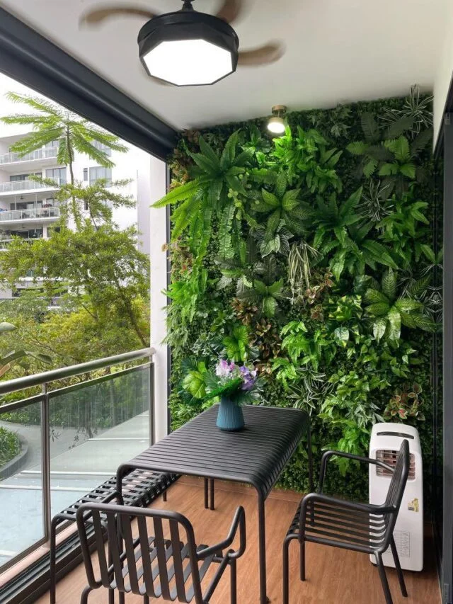 Vertical Garden Paradise for Balcony Design