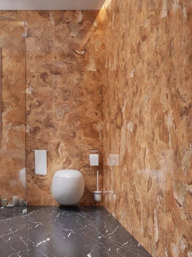 Reflective Toilet Tiles