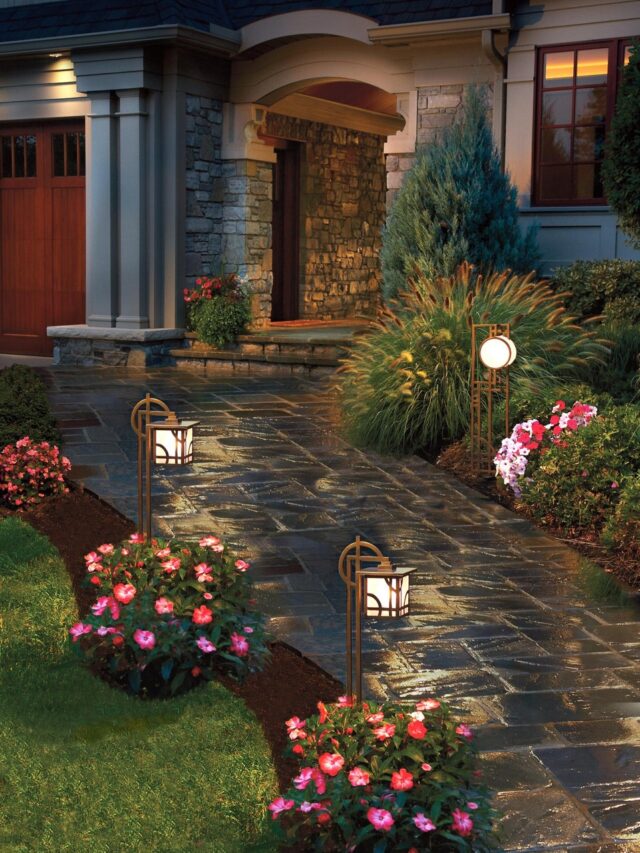 Illuminated Pathways Landscaping Ideas