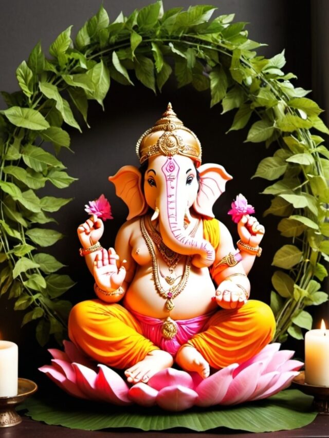 Nature-Inspired Ganpati Decoration Ideas