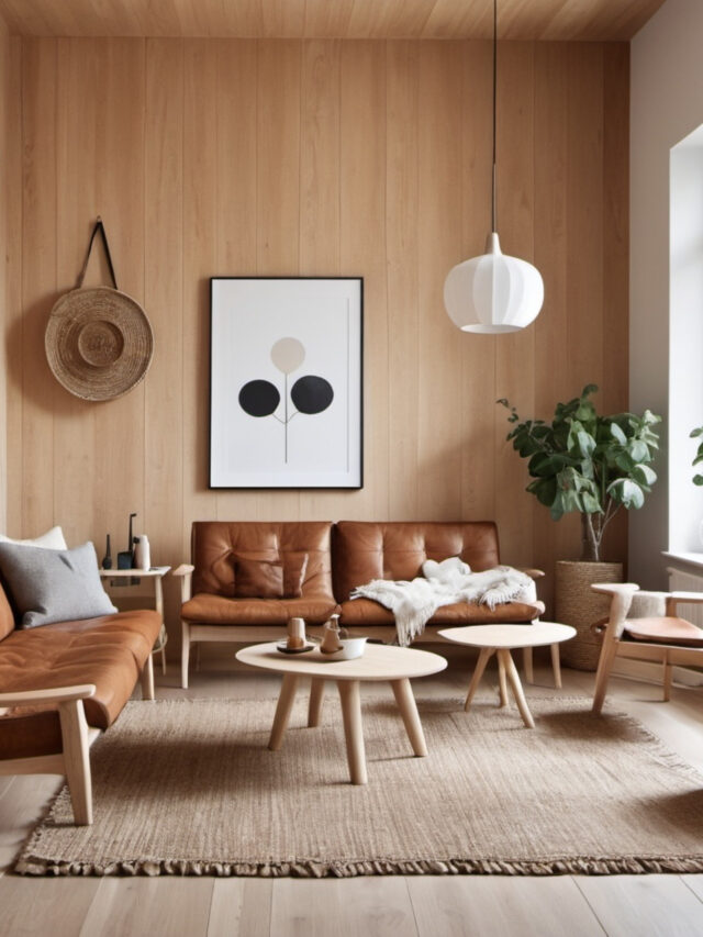 Natural Materials Scandinavian Interior Design