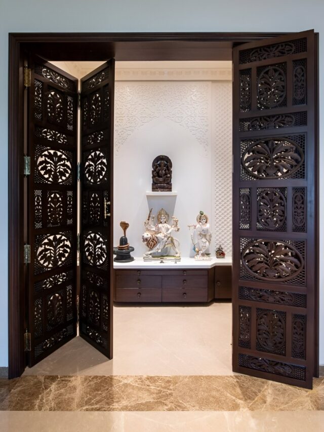 Traditional Puja Room Door Designs to Your Home