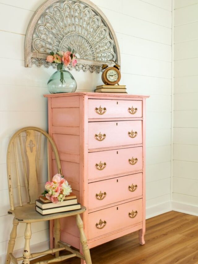 Small Bedroom Dresser Repurposed Charm