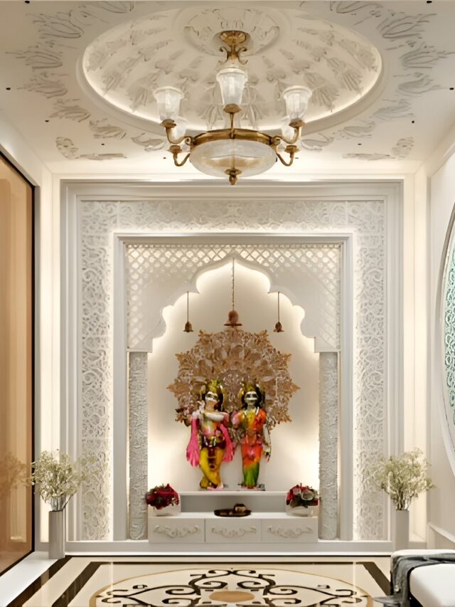 Pooja Room Marble Designs For Your Classy Home