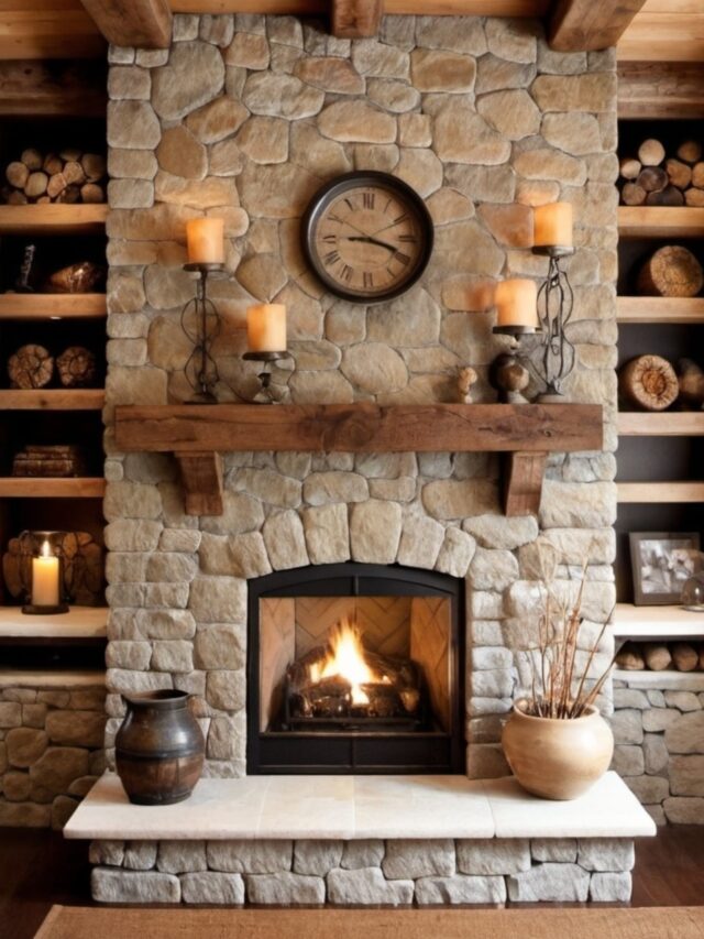 Stone Accents for a Rustic Home Look