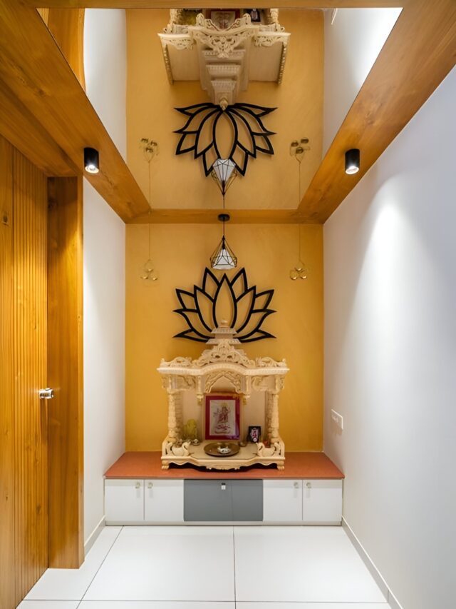 Best Puja Room Ceiling Designs