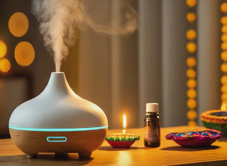 23. Aroma Scented Oil Diffuser This stylish diffuser for room utilizes advanced hydro-purification technology to cleanse the air, significantly improving air quality.
