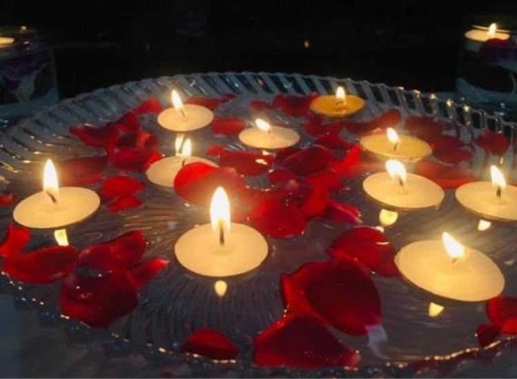 23. Floating Diyas