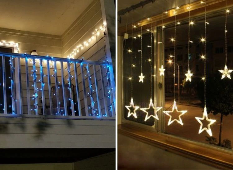 25. Diwali Balcony and window lighting 25. Diwali Balcony and window lighting