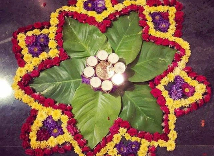 30. Eco friendly Rangoli 30. Eco friendly Rangoli