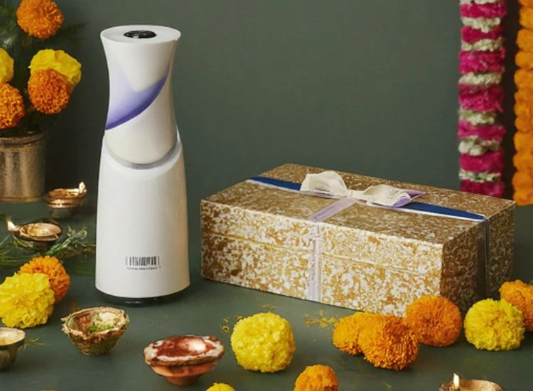 31. Air Freshener Kit Lavender Lotus Introducing the Air Wick Scented air freshener Kit, the perfect gift for any occasion be it Diwali, weddings, or birthdays