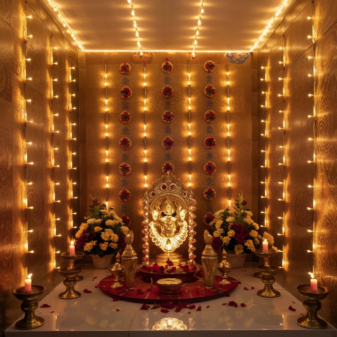 Decorative led lights for pooja room hotsell