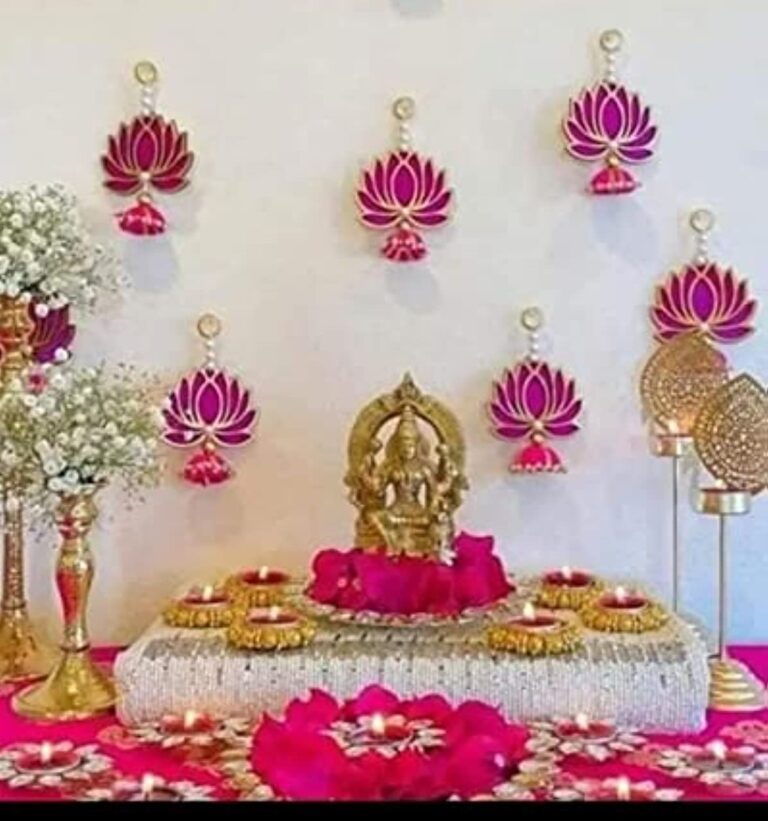 Diwali Special wall hangings with lotus design