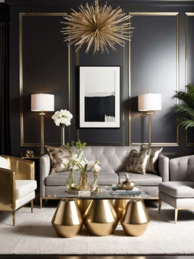 Metallic Accents For Interior Design