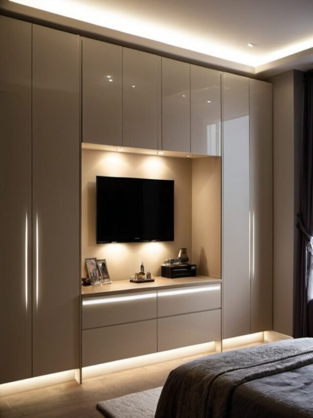 LED Lighting for Bedroom Cupboard Design