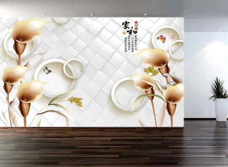 11. Laminate wallpaper in beige colour Laminate wallpaper in beige colour