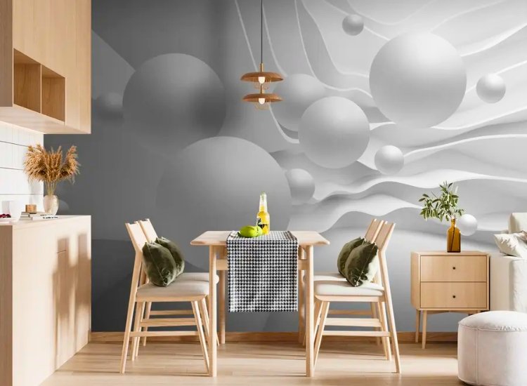 4d print graphic wallpaper for wall