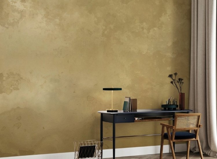 metal wallpaper for accent walls