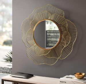 Wall Mounted Round Hanging Mirror