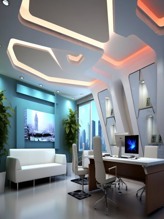 Eco-Friendly Office False Ceiling Design