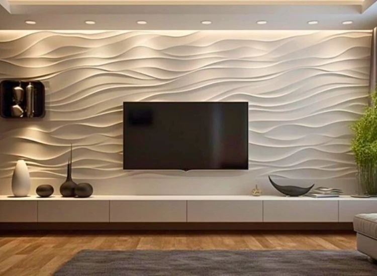 27. PVC Sleek and Modern for a Contemporary Look "PVC: sleek and modern for a contemporary look, with stylish PVC TV units and furniture that enhance the clean, minimalist aesthetic of any living room."