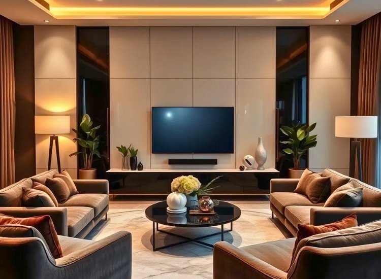 "Explaining what a TV unit is, focusing on its role as functional furniture, with modern TV cabinet designs for living rooms."