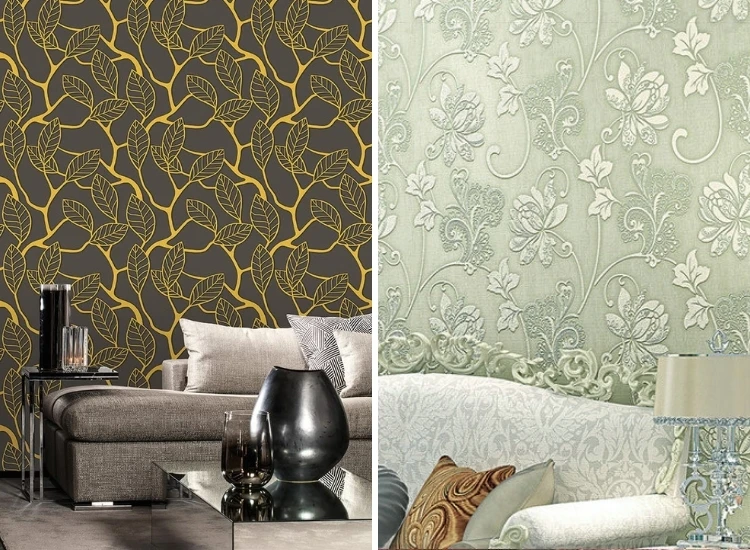 45. Washable wallpaper for a hallway Washable wallpaper for a hallway near bathroom is best choice.