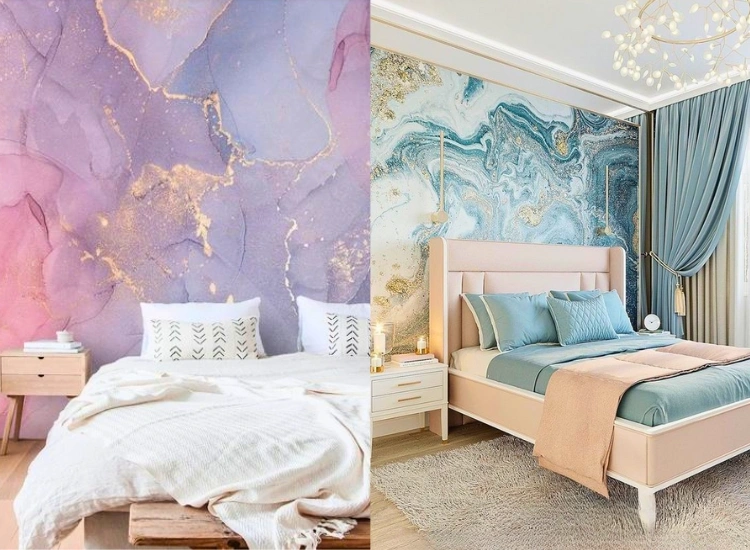 "Consider color psychology in bedroom wallpaper designs to enhance mood and create a cozy, stylish bedroom wallpaper decor."